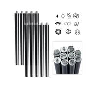 Ensemble De Stylos Tampons À Fleurs Pour Nail Art 10/5/15 Pièces Outils Manucure Cadeaux Stylos Conception Ensemble D'art Des Ongles