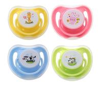 Ensemble De Sucettes Pour - 4 Sucettes À Mâcher En Silicone, Aide À La Dentition Avec Housse Anti-poussière, Outil D'exercice De Développement Apaisant | Accessoire Pour Animaux De Compagnie Do