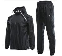 Ensemble de Sudation Homme - Sauna - Sweat Suits A Capuche - Noir S