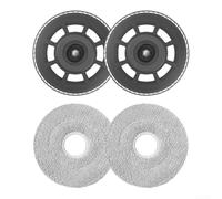 Ensemble de support de balai de rechange pour nettoyeur robot Dreame M50 Ultra - Comprend 2 chiffons en microfibre et des plaques de rechange solides pour l'entretien des sols