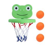 Ensemble de Support de Basket-Ball pour Enfants - Jouets de Bain pour Bébé avec Panier de Salle de Bain et Support Grenouille (1-3 Ans)