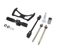 Ensemble de Support de Biellette de Direction pour Volant, 320mm, Arbre Universel, Base de Biellette de Direction, Contrôle Précis pour ATV Quad Drift Trike