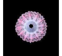 Ensemble de support de bouquet floral en mousse anti-chute - 18 x 8 cm - Pour fête de mariage ou arrangements floraux à faire soi-même - Comprend 6 plateaux de fleurs de boue - 1 rouleau de dentelle