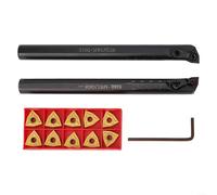 Ensemble de support de burin rotatif S16Q MWLNR/L08 16 mm avec plaque réversible WNMG080404