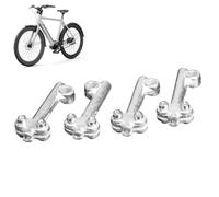 Ensemble de support de garde-boue arrière en aluminium pour vélo | Lot de 4 supports de garde-boue en alliage d'aluminium. Sécurise la roue arrière Fendeř à la broche, surélève les pneus pour