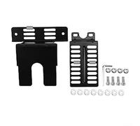 Ensemble de support de rôtissoire en fer pour barbecue - Support moteur stable et support de broche - Convient aux barbecues standard de cuisine en plein air 15 cm (fer)