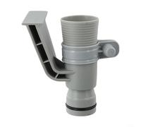 Ensemble de support de tuyau de filtre de piscine, connecteur de 3,2 cm avec grille de filtre et buse d'entrée avec système de prévention des débris pour piscine Intex 25022E