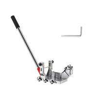 Ensemble de support d'embellissement pour meuleuse d'angle à six roues, outil de couture transparent rénové, pour rainurage du carrelage, nettoyage des espaces et traitement de belles coutures