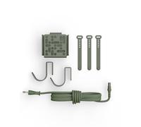 Ensemble de Support sur Piédestal Vert Mousse