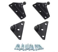 Ensemble de supports de montage pour boulons à rotule pour vérins à gaz utilisés dans les systèmes de levage de capots automobiles, équipements industriels et mécanismes de soutien