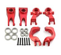 Ensemble de supports de moyeu de direction avant et arrière en alliage pour Arrma 3S BLX Typhon Vorteks Senton Granite Big Rock, Mega550 Typhon Senton Granite (rouge)