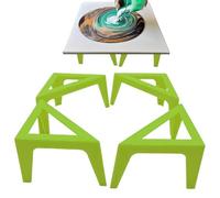 Ensemble de Supports de Peinture - 3,93x1,96 Pouces, 4pcs ABS Canvas Painting Stands | É ristières de Planche à Dessin légers - Mini de Support Durable pour Les projets de coulée de Peinture et d'art