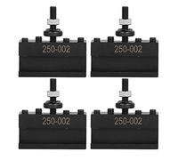 Ensemble de supports de poteaux pour outils de tour CNC, 4 pièces de cales en acier rapide de qualité supérieure pour le travail industriel des métaux, idéal pour le tournage, le