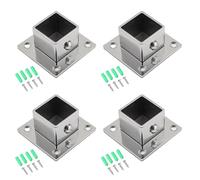 Ensemble de supports muraux réglables en acier avec bride de base pour systèmes d'étagères d'armoire commerciales