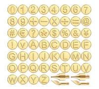 Ensemble De Sur - De Combustion Du DIY | De De Timbres Alphabet En Et Cuivre, De Artisanale En Avec Filetage Pour Ajouter Du Charme À Votr