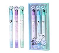 Ensemble de surligneurs colorés, ruban correcteur décoratif à double extrémité | Kit de papeterie scolaire à domicile pour étudiants et enseignants, pour notes mettant en évidence l'organisation et le