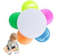 Ensemble de surligneurs multicolores : stylos fluorescents à pétales de fleurs, débit d'encre uniforme lors de l'écriture, design portable et compact, couleurs vives et | Marquage