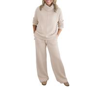 Ensemble de survêtement 2 pièces pour femme, ensemble complet, jambes