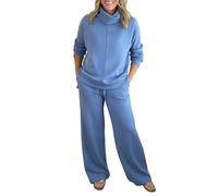 Ensemble de survêtement 2 pièces pour femme, ensemble complet, jambes