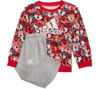 Ensemble de Survêtement - Adidas - Garçon - Rouge/Gris - Manches longues - Taille élastique 6-9 mois