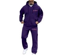 Ensemble De Survêtement En Molleton Color Block Imprimé Hiver Cher Foot Decontracte Peau Smoking Détente Course Haut Marche M Tissu Papa Retro Block Magasin Skinny France Du
