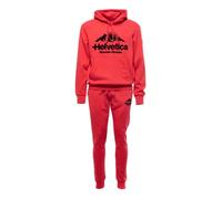 Ensemble de survêtement - Helvetica - Amsterdam - Rouge - Col à capuche - Manches longues M