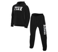 Ensemble de survêtement - NIKE - NSW FLC - Noir/Blanc - 76% coton 24% polyester - Veste et pantalon M