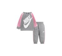 Ensemble de survêtement - NIKE - Oversized Futura Crew - Bébé - Gris/Rose/Blanc - Tissu doux 18-24 mois