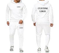 Ensemble De Survêtement Personnalisé pour Homme - Ajoutez Votre Logo Ou Photo pour Personnaliser Le Sweat À Capuche et Le Pantalon color4,M
