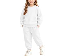 Ensemble De Survêtement Pour Enfants 4-15 Ans Pull Avec Poches Et Pantalon