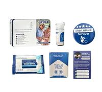 Ensemble de survie - Compact portable avec lingettes humides, boîtier d'accessoires manuel, matériel | Kit de farces de merde pour fête, anniversaire, Noël, poisson d'avril, mari, famille, a