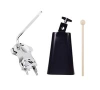 Ensemble de suspension de tambour en métal pour plus de durabilité Comprend un jeu de cloche et une baguette pour installation de percussion