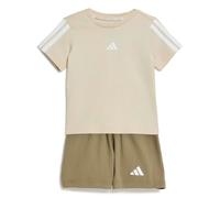 Ensemble de t-shirt et short bÃ©bÃ© adidas Essentials Beige 2/3 ans