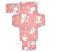 Ensemble de table à langer réutilisable avec poche en tissu