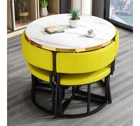 Ensemble de table à manger en bois pour 4 tables de conférence et tables basses polyvalentes avec chaises, idéal pour le bureau, la réception, le salon, le restaurant et le café (couleur : taille K)