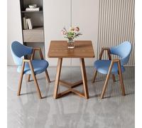 Ensemble de table à manger moderne avec table basse et fauteuils pour la réception et la cuisine