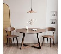 Ensemble de table à manger moderne en bois avec 2/4 chaises, option café/réception/négociation, gain de place pour cuisine, bureau, salon