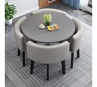Ensemble De Table À Manger, Petite Table Ronde Simple Table De Réception Et Ensemble De Chaises, Table Basse Et Chaises, Bureau Salle De Conférence Hôtel Balcon Salle De Réunion Café 80cm ( Color : Li