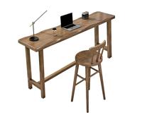 Ensemble De Table À Manger, Table De Bar Et Chaises en Bois Massif, Gain De Place, for La Maison, La Cuisine, Le Salon, La Salle De Fête(1 Table+1 Chairs (B),100cm/39.4in)