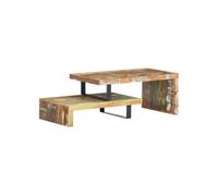 vidaXL Ensemble de table basse 2 pcs Bois de récupération massif