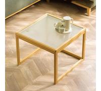 Ensemble de table basse gigogne, design vintage du milieu du siècle, rangement ouvert, assemblage facile pour espaces de vie compacts et bureaux à domicile