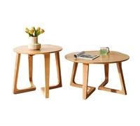 Ensemble de table basse ronde en bois massif traditionnel chinois, centre de table élégant pour salon ou bureau