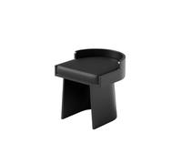 Ensemble De Table De Bar Industriel Moderne en Acier Inoxydable Et Long Banc, Sièges De Salon en Métal Élégant avec Coussin en Simili Cuir for Meubles De Café, Bistro, Club, Pub(C)