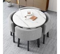 Ensemble de table de conférence moderne avec chaises pour bureau, réception, négociation d'entreprise et salon de club