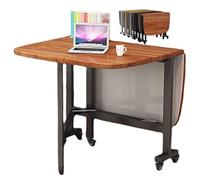 Ensemble de table de cuisine pliante à feuilles tombantes - Table de salle à manger intérieure et extérieure peu encombrante avec chaises, idéale pour le travail, les études et les espaces de vie