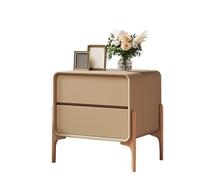 Ensemble de table de nuit moderne - Tables d'appoint et commodes élégantes pour chambre à coucher - Petite table de chevet avec tiroir de rangement - Table de nuit contemporaine pour décoration de