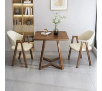 Ensemble de table de salle à manger compacte pour deux - Design moderne et décontracté pour cuisine et salon, parfait pour les petits espaces et les appartements, solution de meubles peu encombrante