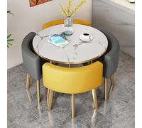 Ensemble de table de salle à manger et de conférence pour 4 personnes pour bureau, réception, club - Table basse