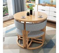 Ensemble de table de salle à manger moderne avec 4 chaises, table de conférence, salon et salle à manger, table de réception carrée de 80 cm