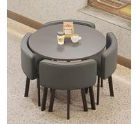 Ensemble de table de salle à manger moderne avec 4 chaises, table de cuisine et bancs pour petits espaces, table et chaises élégantes pour 4 modèles A17